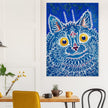 Cat Gouache by Louis Wain.