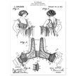 Bust reducer brassiere vintage patent by M Perillat