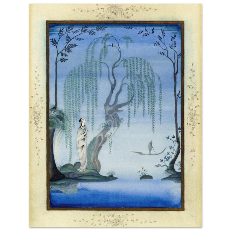 Kay Nielsen and his illustration The Nightingale from Fairy Tales by Hans Andersen.