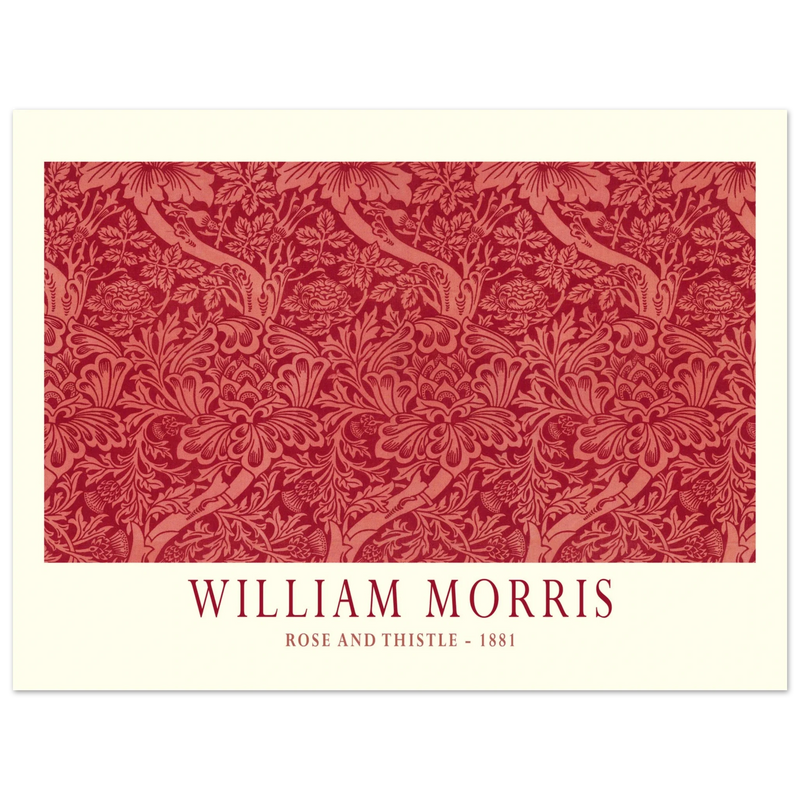William Morris Rose and Thistle 1881.