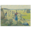 La Recolte des Foins  Eragny. The haymaking Eragny by Camille Pissarro 1887.