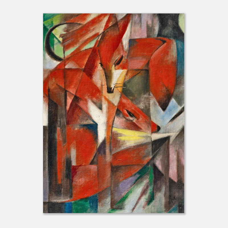 The Foxes Die Füchse painting by Franz Marc