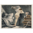 Attic Room, 1940 by Louis Icart vintage illustration.