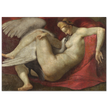 Leda and the Swan after Michelangelo 1530 copy of lost painting.