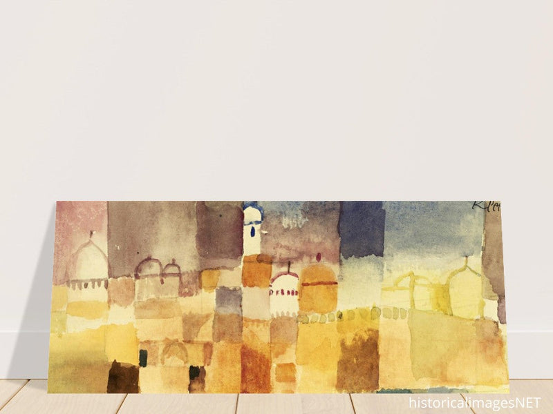 Paul Klee View of Kirwan abstarct painting.  wallart