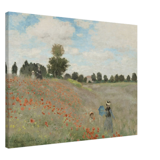 Poppy Field by Claude Monet