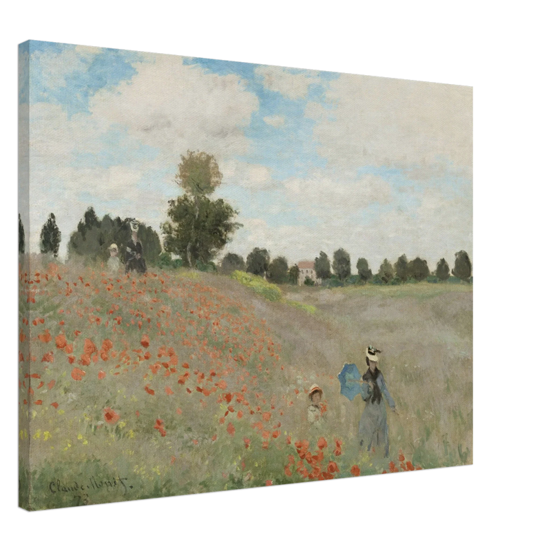 Poppy Field by Claude Monet