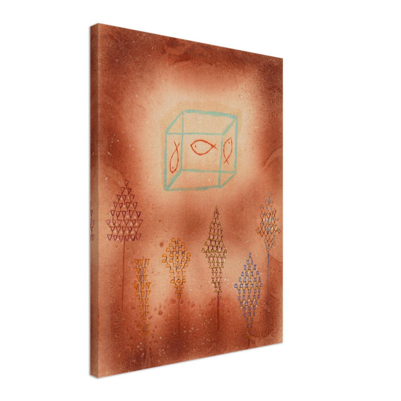Paul Klee Aquarium im Garten ( Aquarium in garden) abstract painting.