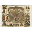Jerusalem ancient map XVII Century by Daniel Stoopendael.