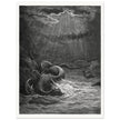 Gustave Dore Paradise Lost engraving . The moment of Creation.
