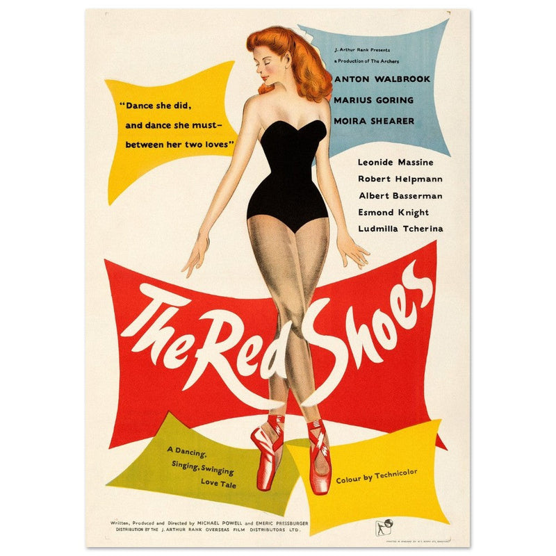 The Red Shoes movie poster.