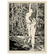 John Austen illustration for Hamlet The death of Ophelia
