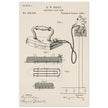 Electric Flat Iron patent by Henry W. Seeley Patent 259.054