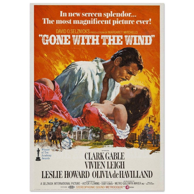 Gone With The Wind movie poster.