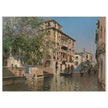 A canal in Venice by Martin Ricoca 1875. Italy .