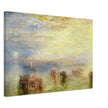 Approach to Venice by Joseph Mallord William Turner. Antique abstract painting of Venice Italy.