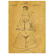 Brassiere patent drawing by M P Jacob.