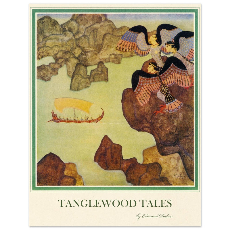 Edmund Dulac Tanglewood Tales illustration. Circe’s Palace.