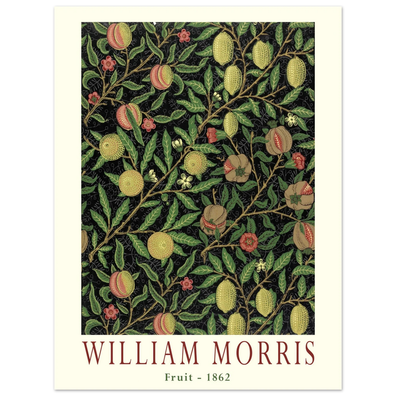 William Morris Fruit  vintage artwork.