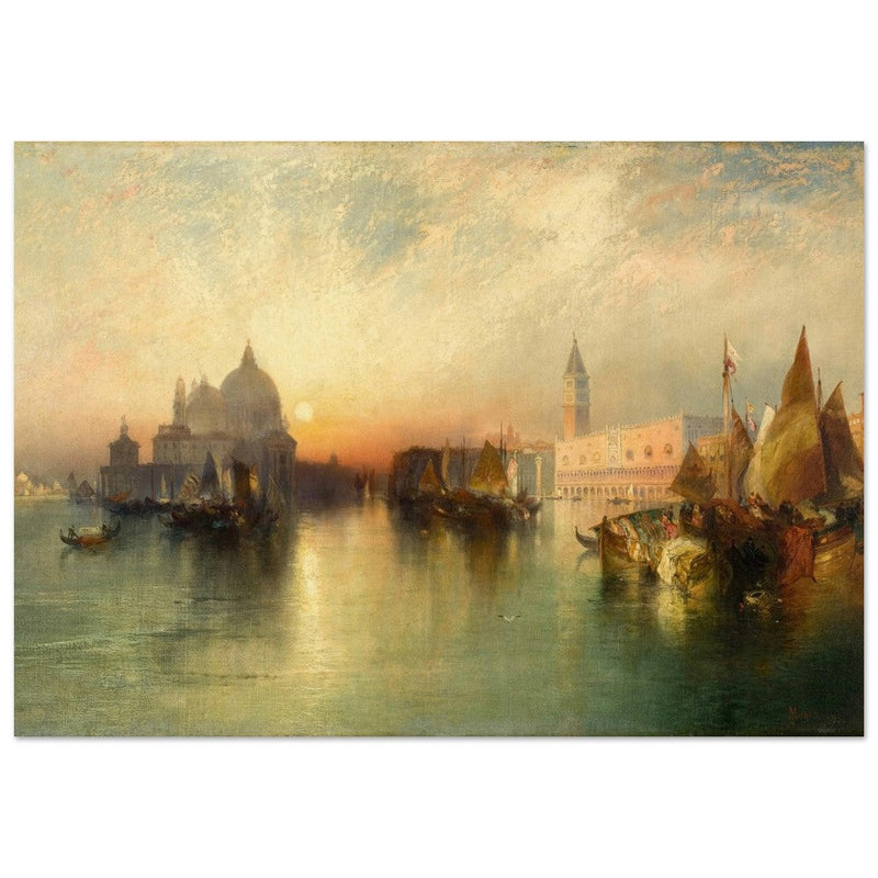 View of Venice Italy by Thomas Moran 1895.