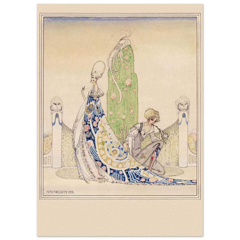 Kay Nielsen and his illustration The Twelve Dancing Princesses.