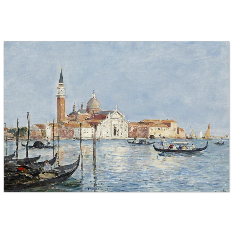 Venice San Giorgio Maggiore church by Eugene Boudin