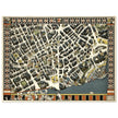 London Theatreland city vintage map 1915 by Gill, Leslie MacDonald.