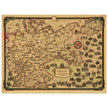 A Pictorial old ancient map of Germany by Ernest Dudley Chase.