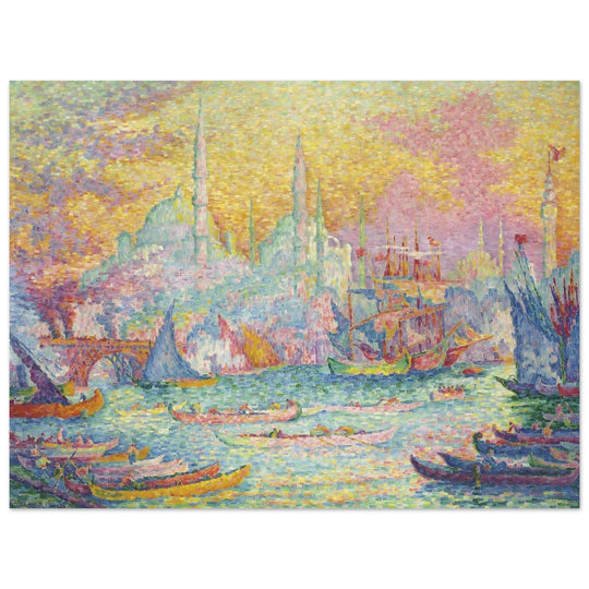Paul Signac The Golden Horn, Constantinople Turkey painting