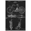 vintage motorcycle patent by G. M Holley.