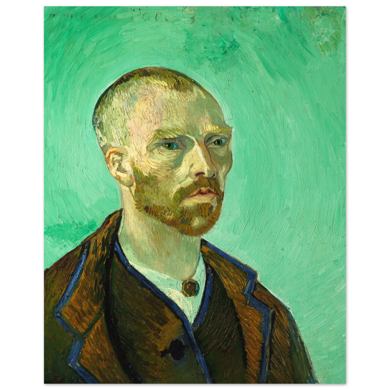 Self Portrait Dedicated to Paul Gauguin by Vincent Van Gogh