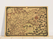 A Pictorial old ancient map of Germany by Ernest Dudley Chase.