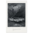 Gustave Dore illustration of King Arthur legend . The Fairy Circle. From the book Idylls of the King by Alfred Tennyson.