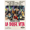 La Dolce Vita hitalian version movie poster.