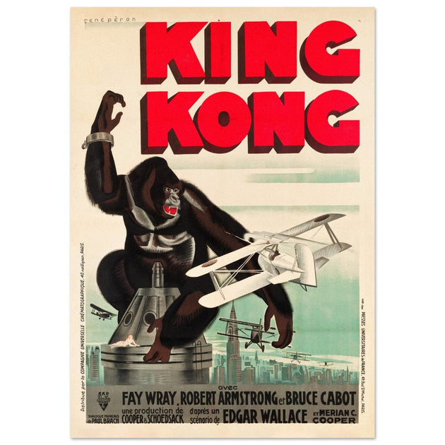 King Kong movie poster.