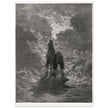 Don Quixote riding with Sancho Panza illustration by Gustave Dore.