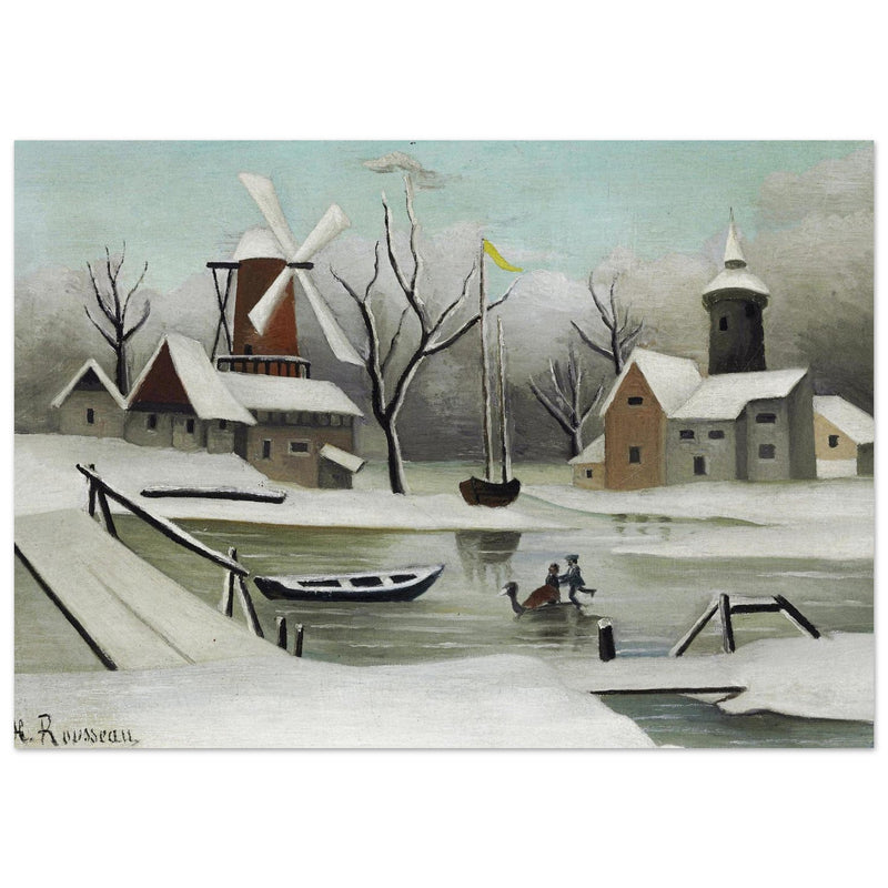 Henri Rousseau L'Hiver ( The Winter ) painting reproduction on fine art paper