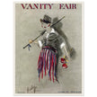 Vanity Fair cover magazine vintage illustration October 1914 by Rabajoi: A refugee from Paris.