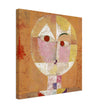 Paul Klee Senecio. fine print. Abstract modern painting. Cubism human face.  Redesigned and  artwork
