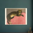 Winter Cat on a Cushion poster Author: Théophile Alexandre Pierre Steinlen 1909