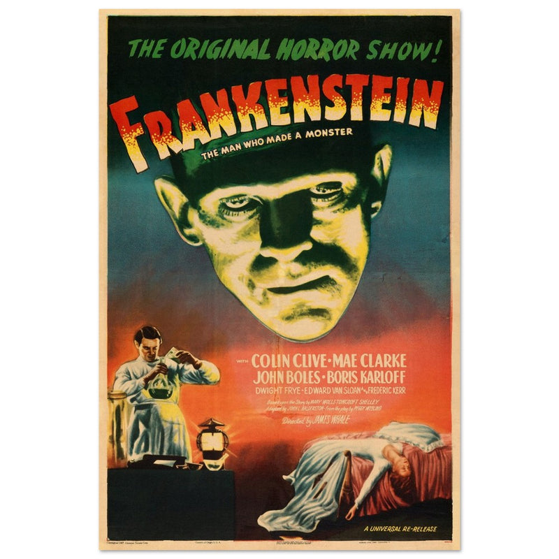 Frankenstein movie poster.