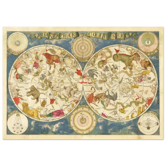 Planisphaerium Coeleste by Frederik de Wit