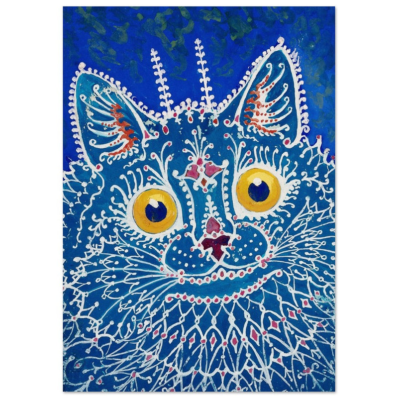 Cat Gouache by Louis Wain.