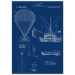 Airship patent illustration by T S C Lowe. Air Balloon