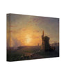 Steppe at sunset by Ivan Aivazovsky.