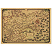 A Pictorial old ancient map of Germany by Ernest Dudley Chase.