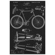 Vintage bicycle patent 1899 by M. C Johnson.