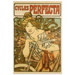 Alphonse Mucha print Cycles Perfecta. Art Nouveau bicycle advertising poster.