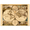 Ancient world map. Nova orbis tabvla in lvcem edita by Frederik de Wit