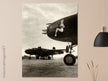 World War 2 poster.  B 25 airplanes in the Pacific front .